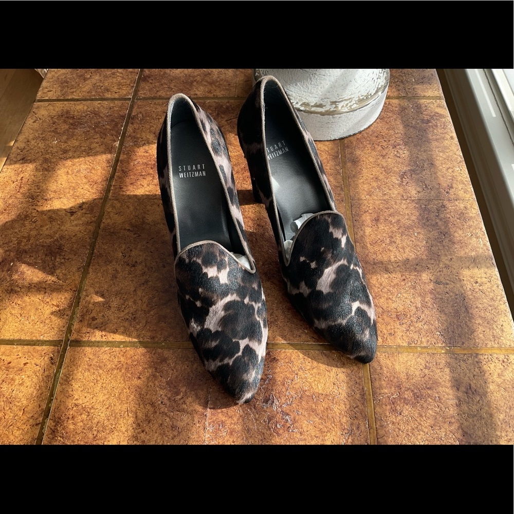 Stuart Weitzman  calf hair pump